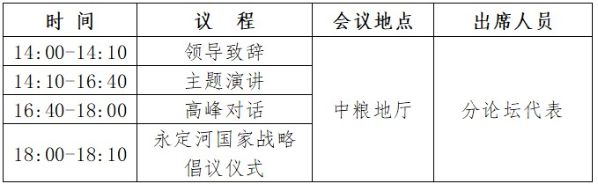 关于召开首届永定河论坛的第二号通知 关于召开首届永定河论坛的第二号通知