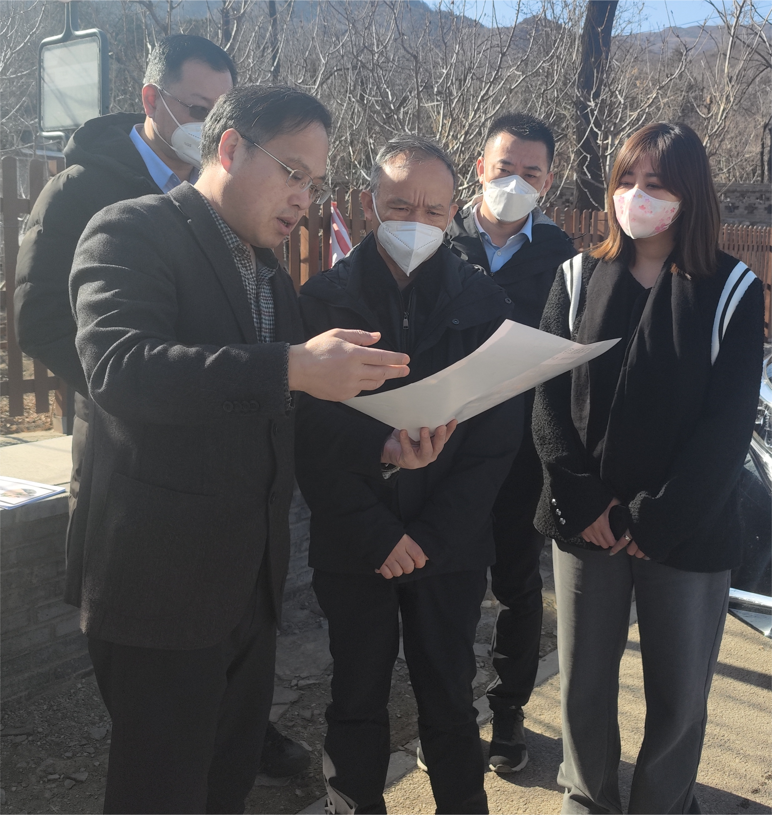 公司主要领导调研门头沟区生态产业项目 公司主要领导调研门头沟区生态产业项目