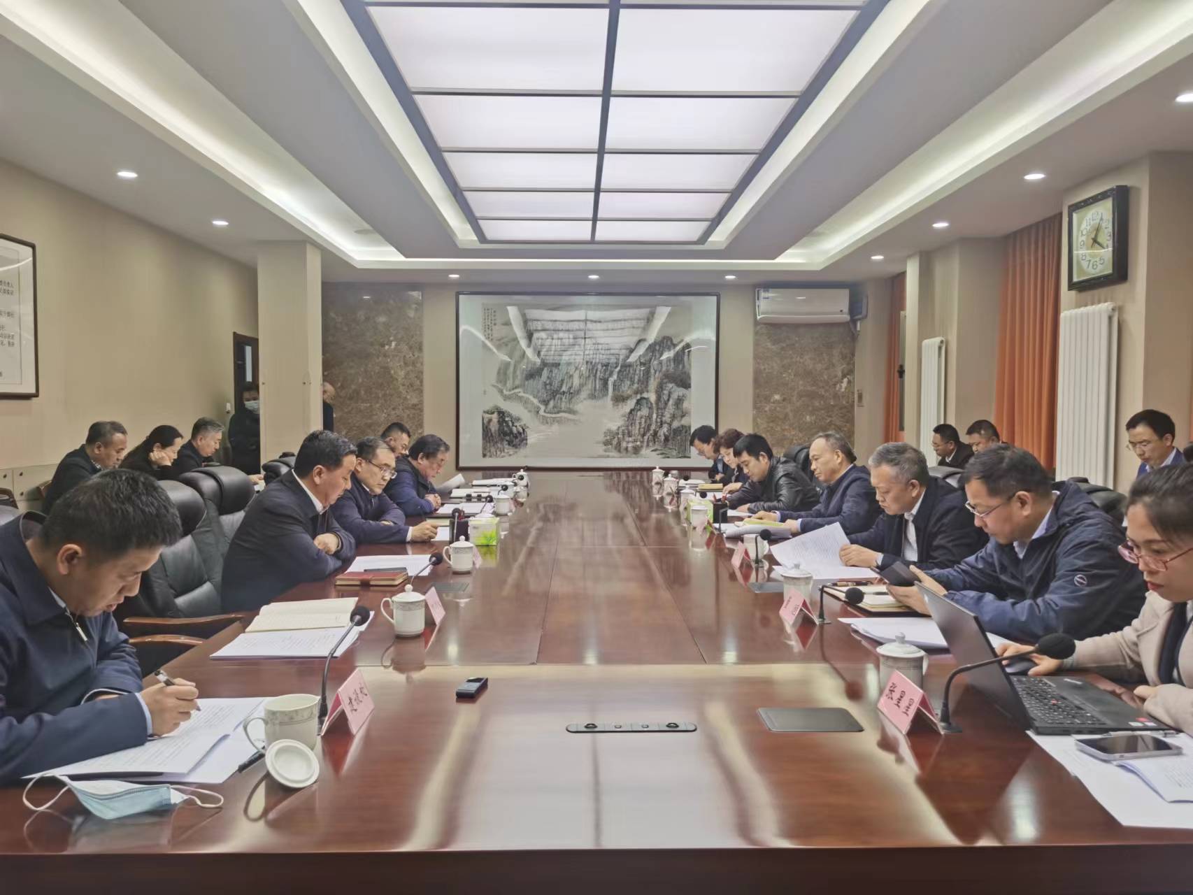 公司主要领导拜会山西省水利厅厅长龚孟建 公司主要领导拜会山西省水利厅厅长龚孟建