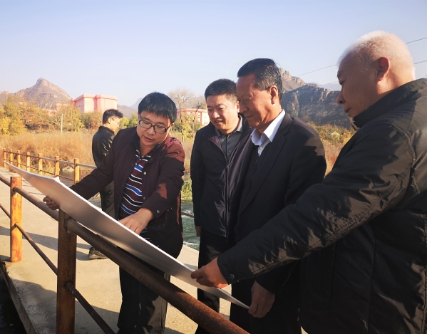 公司领导考察永定河山峡段综合治理与生态修复工程