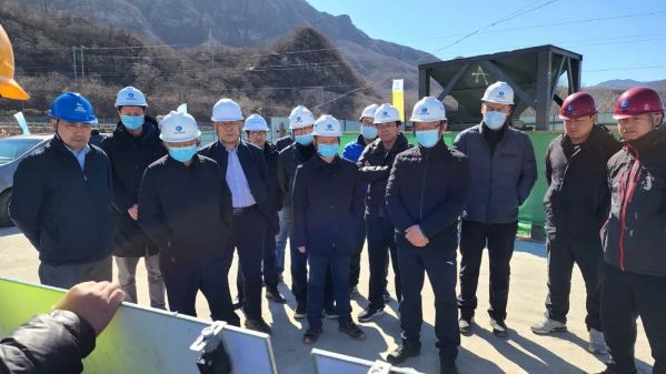 北京市水务局党组书记、局长潘安君调研永定河山峡段工程 北京市水务局党组书记、局长潘安君调研永定河山峡段工程