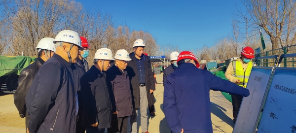 公司总经理彭增亮检查永定河平原南段一期工程 公司总经理彭增亮检查永定河平原南段一期工程