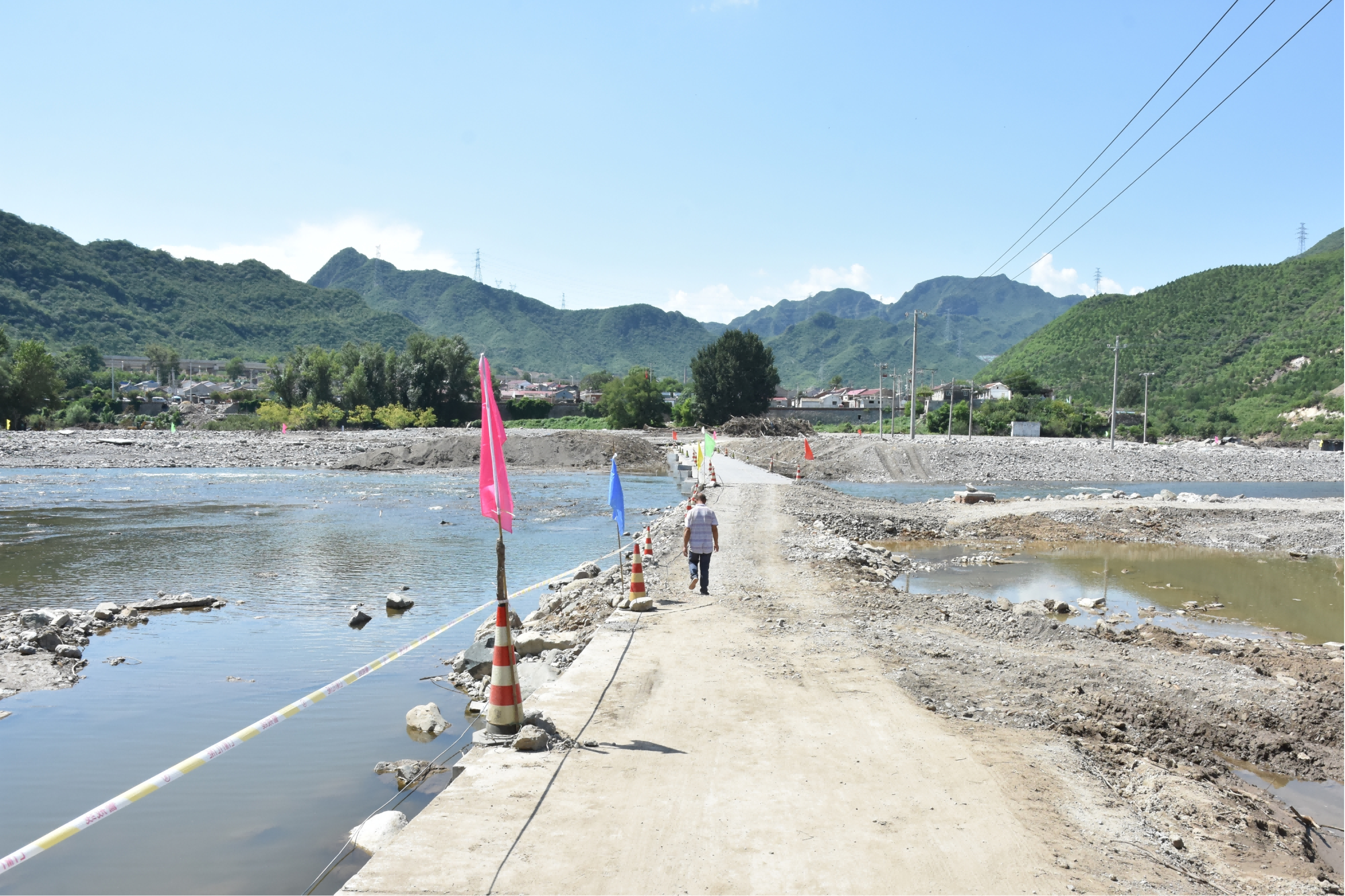 不辱使命,决战决胜——永定河流域公司提前完成门头沟河道应急清理任务 不辱使命,决战决胜——永定河流域公司提前完成门头沟河道应急清理任务