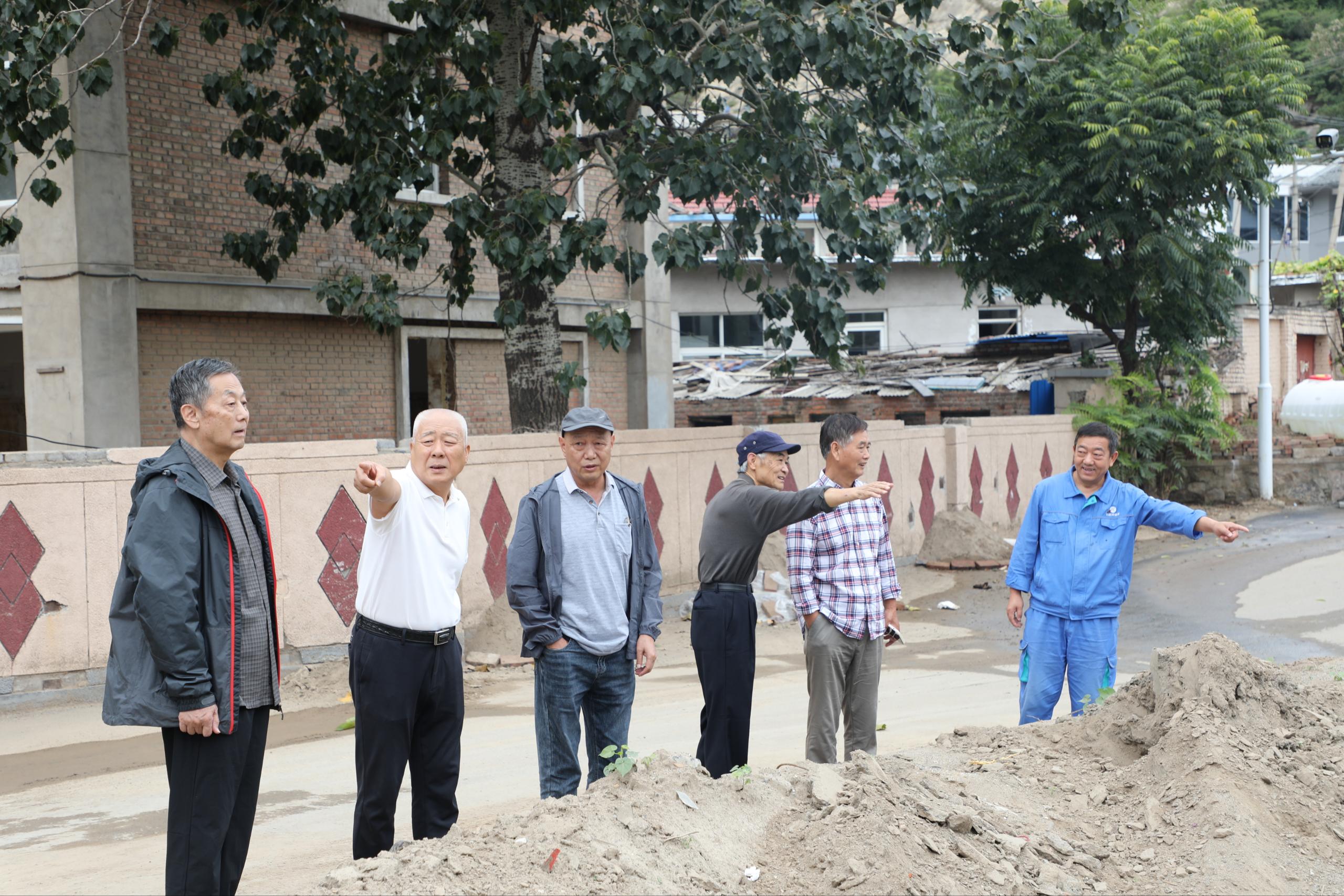 落坡岭水库、下苇甸电站建设者调研洪水应对情况及恢复重建工作 落坡岭水库、下苇甸电站建设者调研洪水应对情况及恢复重建工作