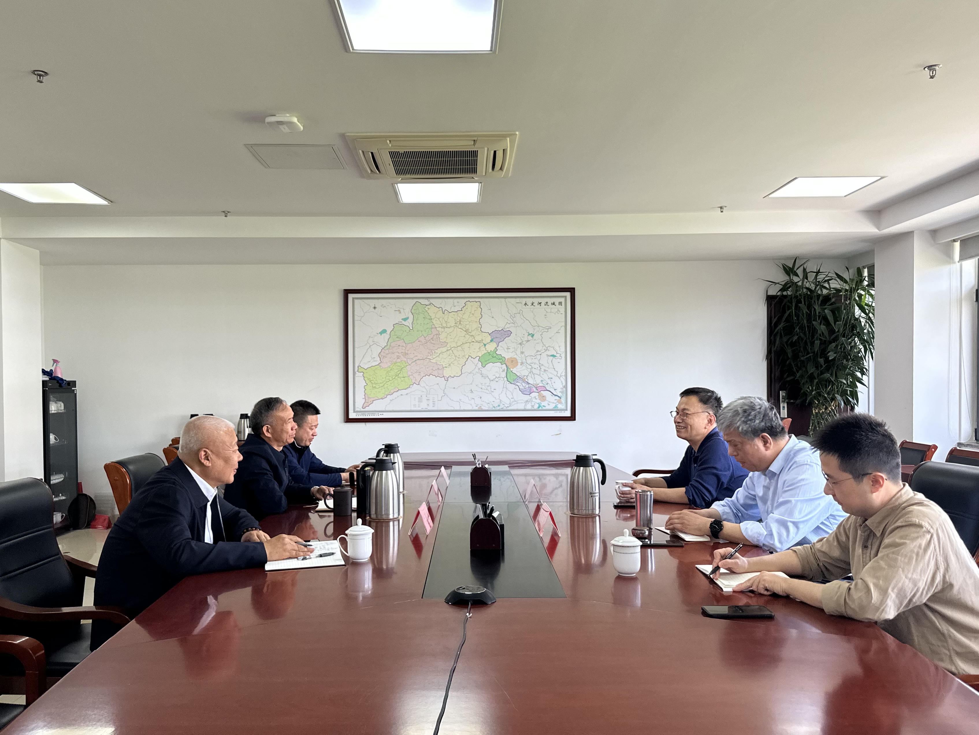 北京市永定河综合治理与生态修复领导小组办公室到公司调研座谈 北京市永定河综合治理与生态修复领导小组办公室到公司调研座谈