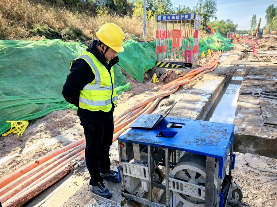 图说攻坚 | 抢抓施工黄金期 永定河卢梁段综合提升工程全速推进
