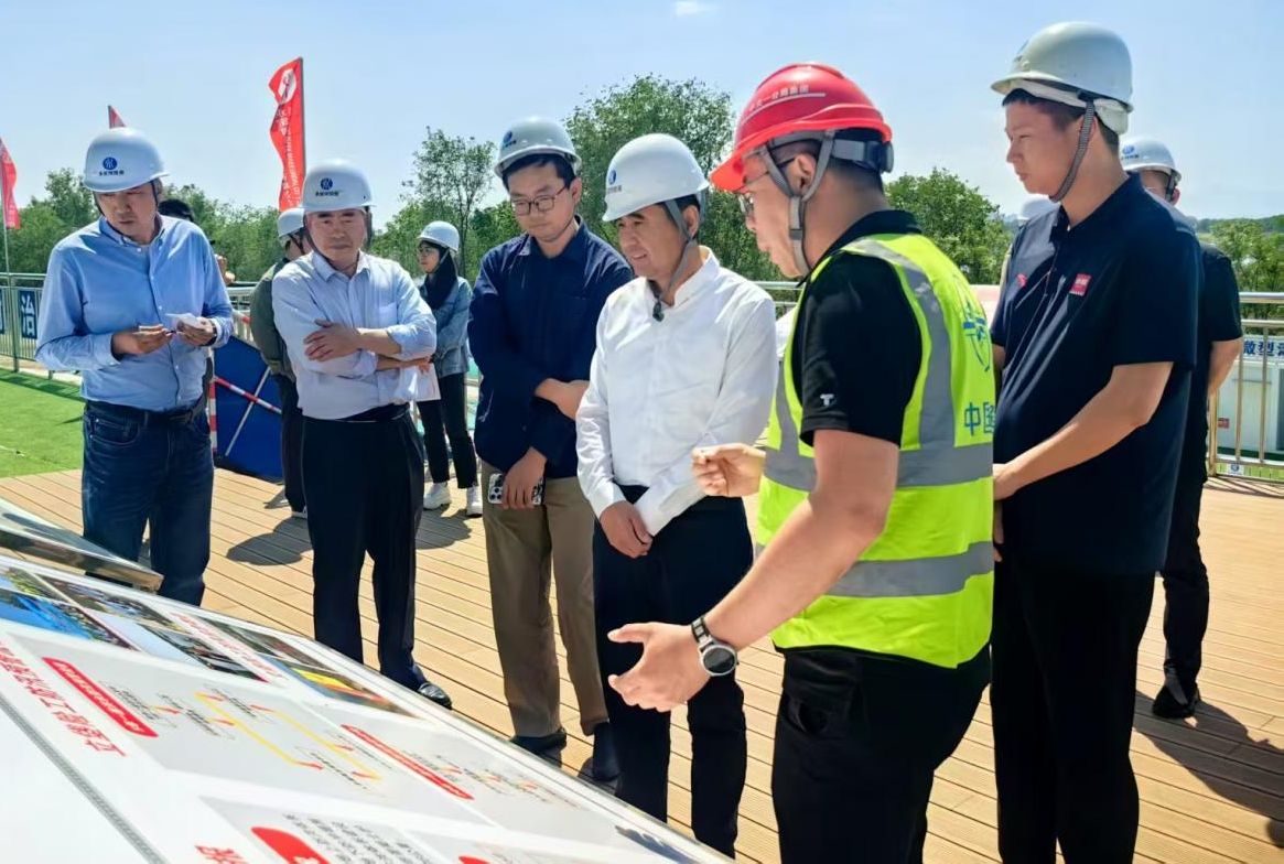 北京市水务局检查永定河卢梁段综合提升工程 北京市水务局检查永定河卢梁段综合提升工程