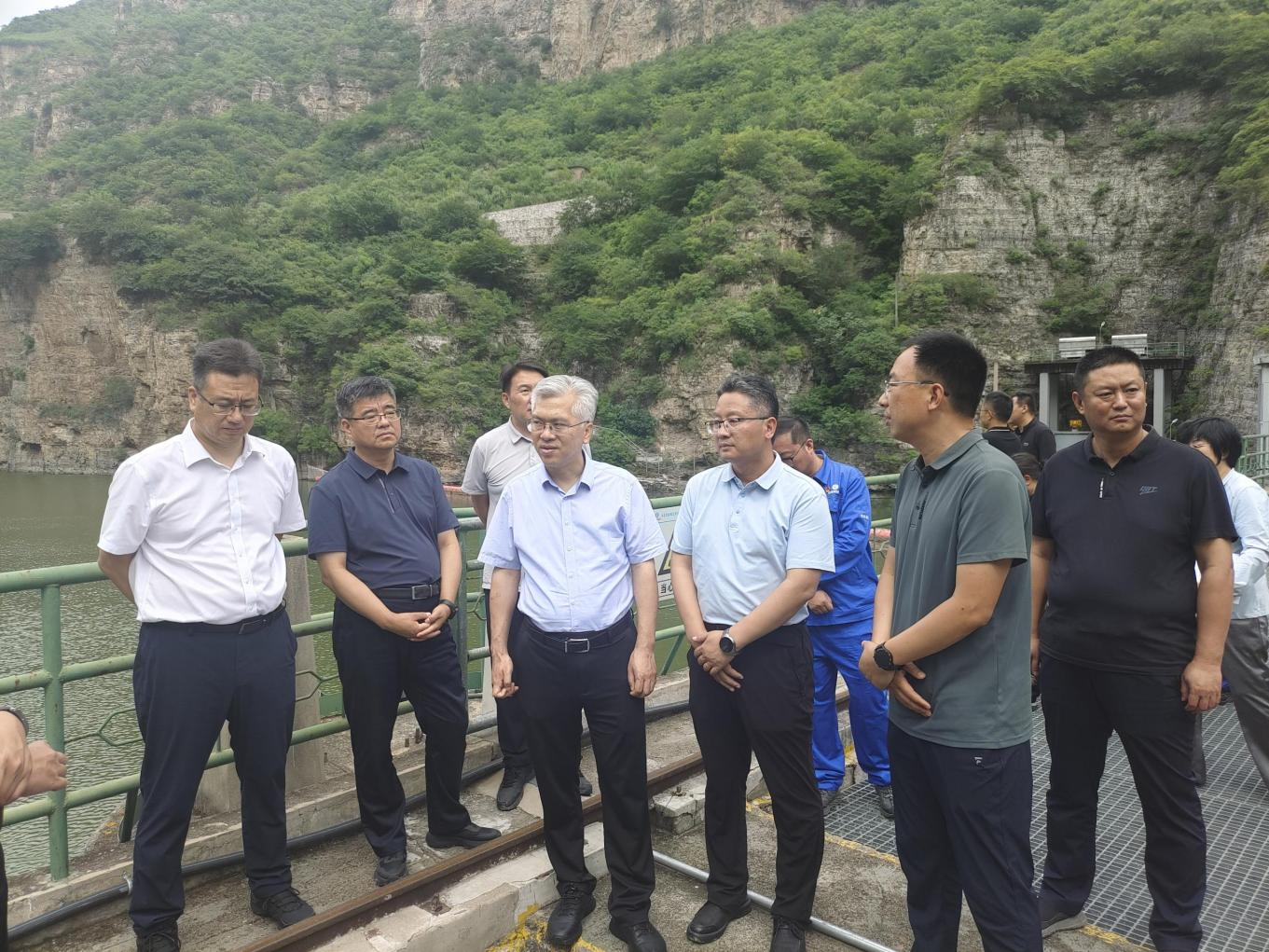 门头沟区委书记喻华锋到珠窝水库检查防汛备汛工作
