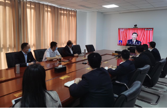 廊坊地区联合党支部组织党员干部职工集中观看党的二十大盛况 廊坊地区联合党支部组织党员干部职工集中观看党的二十大盛况