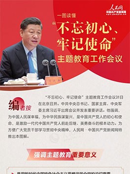 一图读懂“不忘初心、牢记使命”主题教育工作会议