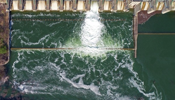 落坡岭水库下泄口