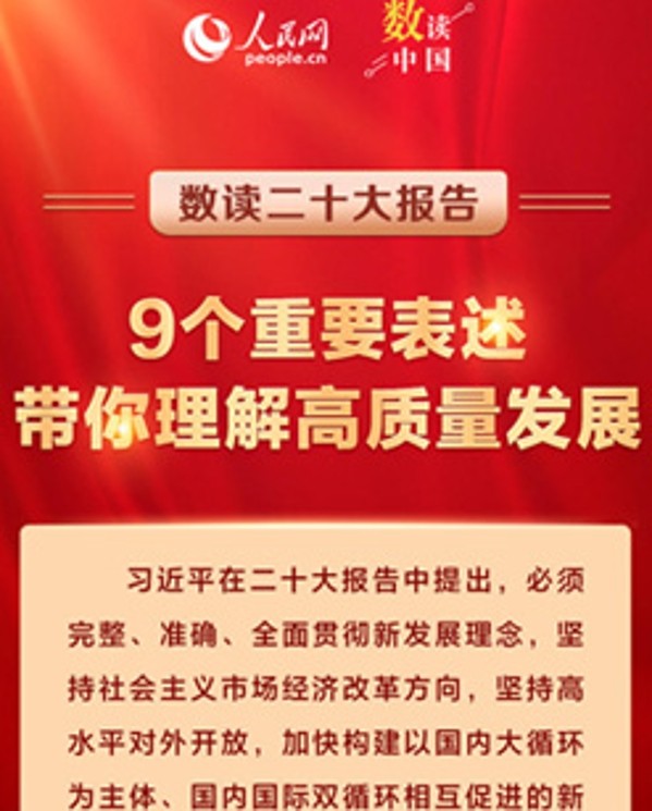 9个重要表述 带你理解高质量发展