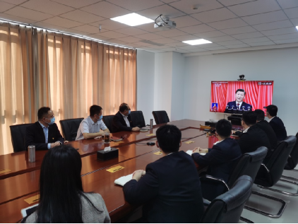 永定河流域投资有限公司认真组织收听收看党的二十大开幕会盛况 永定河流域投资有限公司认真组织收听收看党的二十大开幕会盛况