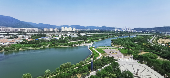 永定河秋季全线通水第一天 永定河秋季全线通水第一天