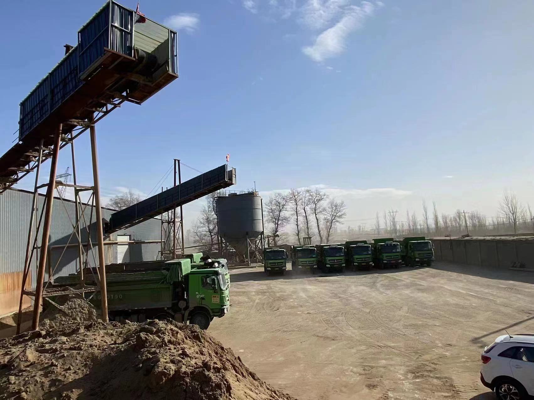 张家口河道公司建材加工基地挂牌